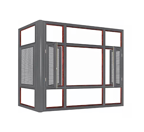 135断桥窗纱一体系列
