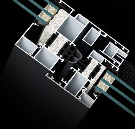 75/80/85简易新潮系统断桥窗纱一