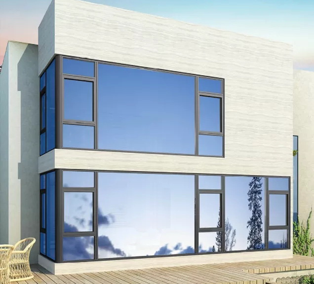 110简易新潮系统断桥窗纱一体